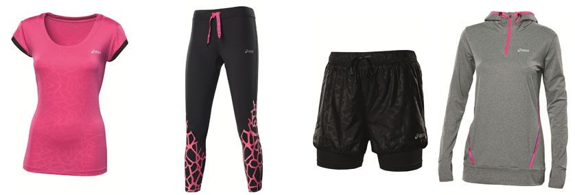 Asics Ayami, garments for women looking for quality, elegance and comfort when they do sports.