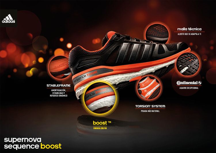Supernova Sequence 7, the Boost experience is also available for runners with pronation