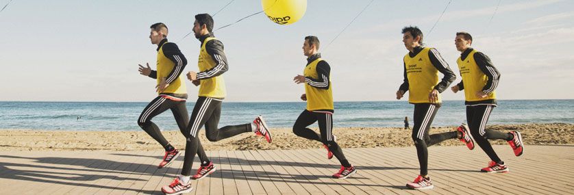 adidas running zeigt seine ganze Energie in Barcelona