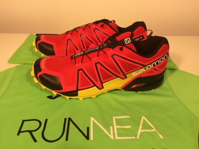  Salomon Zapatillas Speedcross 4 Trail Running para hombre, Rojo  - : Ropa, Zapatos y Joyería