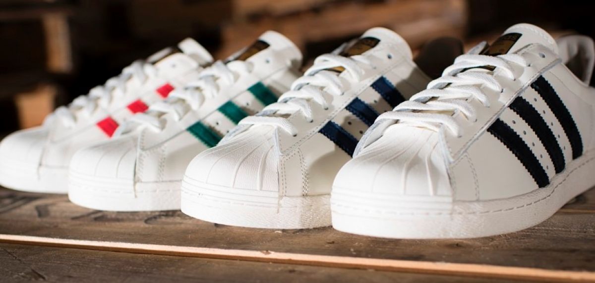 Vista Cuadrante inversión Adidas Superstar de todos los colores