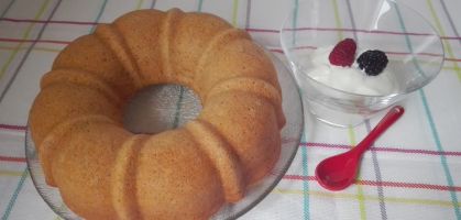 Recetas con semillas de chía:  Bizcocho de limón con semillas de chía