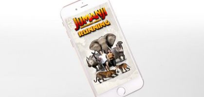 Jumanji App Running, die erste App, die dich im Dschungel laufen lässt