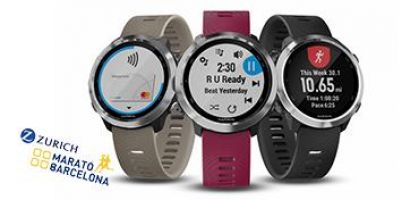 Garmin Forerunner 645, reloj GPS oficial de la Zurich Marató de Barcelona 2018