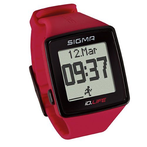 Reloj Running Ordenador Sigma RC 1209 Rojo Negro
