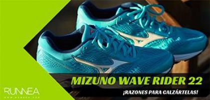¿Por qué calzarte las Mizuno Wave Rider 22, si eres runneante femenina?