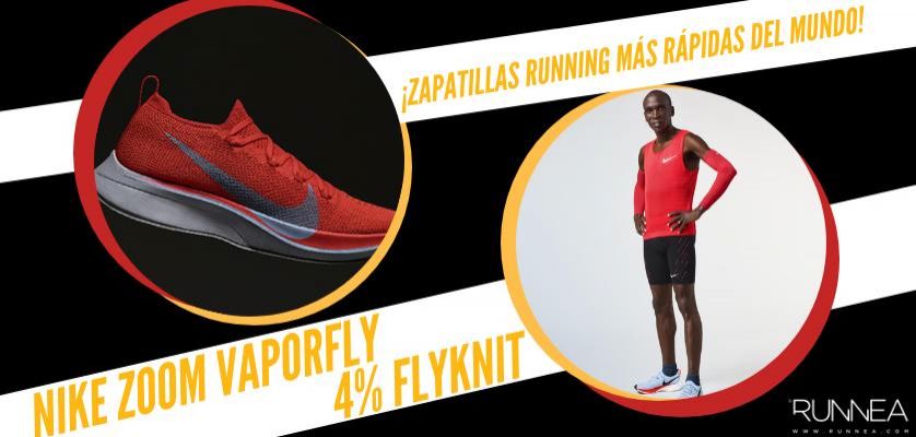 cerca armario Escarchado Nike Zoom Vaporfly 4% Flyknit, las zapatillas de running de Eliud Kipchoge