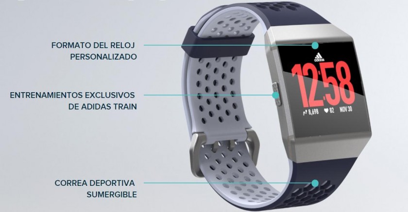 Entre Indulgente Comerciante Fitbit Ionic Edición Especial adidas: características y opiniones - Relojes  deportivos | Runnea