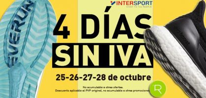 4 días sin IVA en Intersport Running