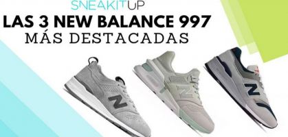 Las tres versiones destacadas en las New Balance 997