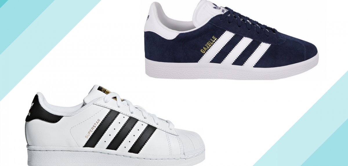 alquiler bandera nacional Correlación Adidas Gazelle y Adidas Superstar dos zapatillas que nunca pasan de moda