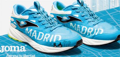 Joma SuperCross y Joma Storm Viper Lady, zapatillas de running oficiales del Medio Maratón Madrid 2019
