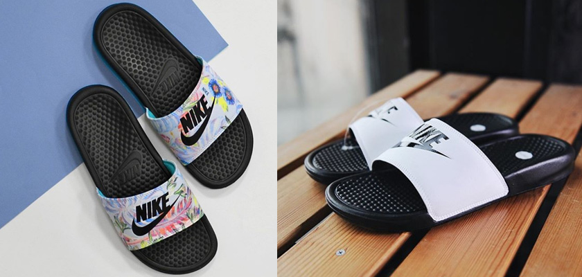 Si este verano vas a comprarte unas chanclas, ¡que sean éstas!, Nike Benassi colores