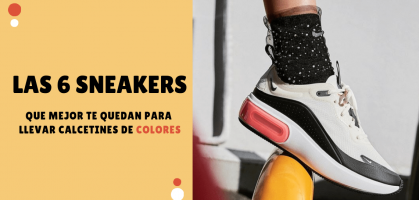 Estás son las 6 sneakers que mejor te quedan ¡para llevar calcetines de colores!