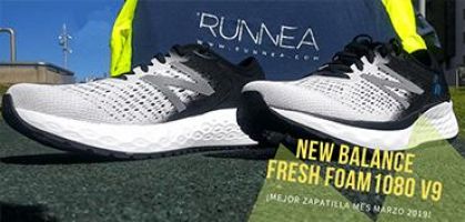 La mejor zapatilla del mes de marzo de Runnea es la New Balance Fresh Foam 1080 v9