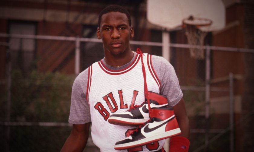 Nike Air Jordan 1 photo Michael Jordan