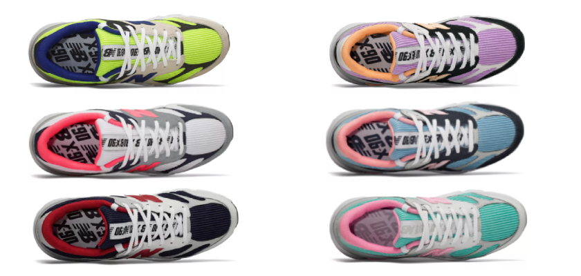 Sneakers énis New Balance X-90 X-90 Reconstructed estão disponíveis numa variedade de cores