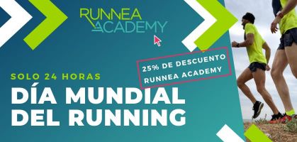 ¡En Runnea Academy celebramos el Día Mundial del Running con un 25% descuento!