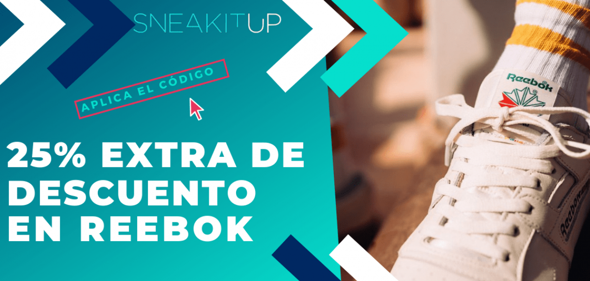 Espinas Correa inflación 25% extra en sneakers de Reebok ¡ya rebajadas!