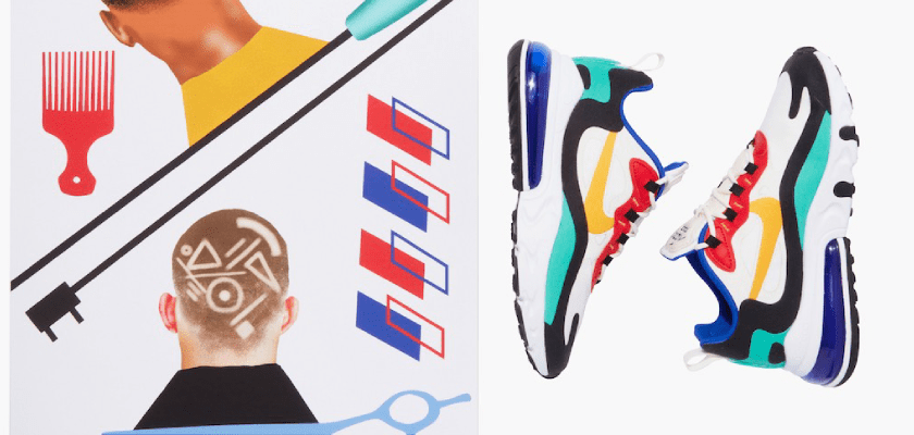 Movimientos artísticos, fuente de de los colores de las Nike Air Max 270 React