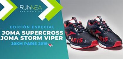 Joma Supercross y Joma Storm Viper, zapatillas de running edición especial de la 20km París 2019
