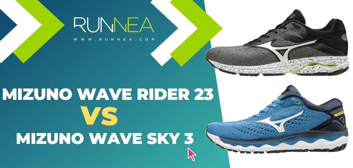 Mizuno Wave Rider 23 vs Mizuno Wave Sky 3, qual é a sua melhor escolha?