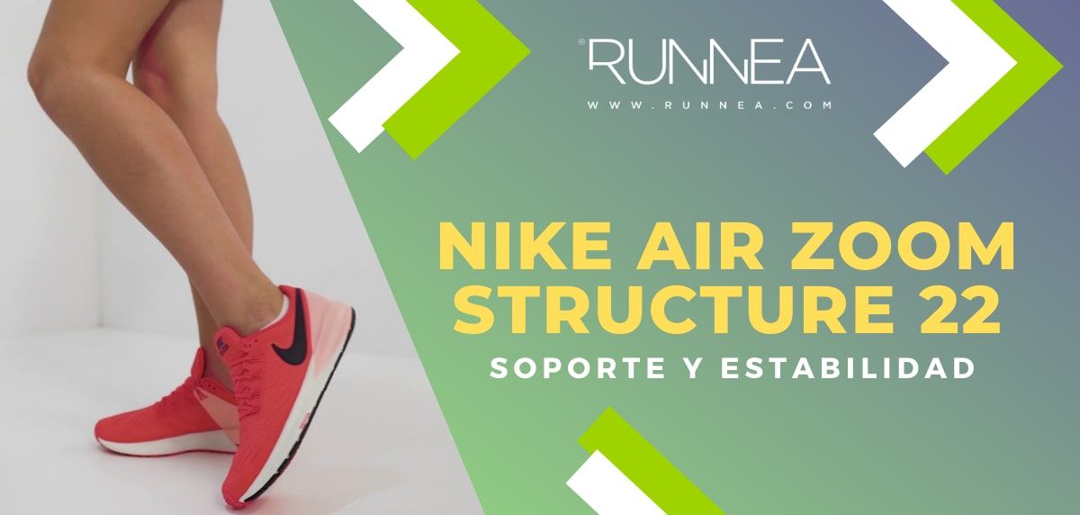 Boquilla pase a ver pala Air Zoom Structure 22, el mejor soporte y estabilidad de zapatillas running  Nike