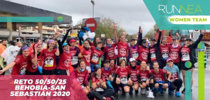 Presentamos al nuevo Runnea Women Team del Reto 50/50/25 de la Behobia San Sebastián 2020