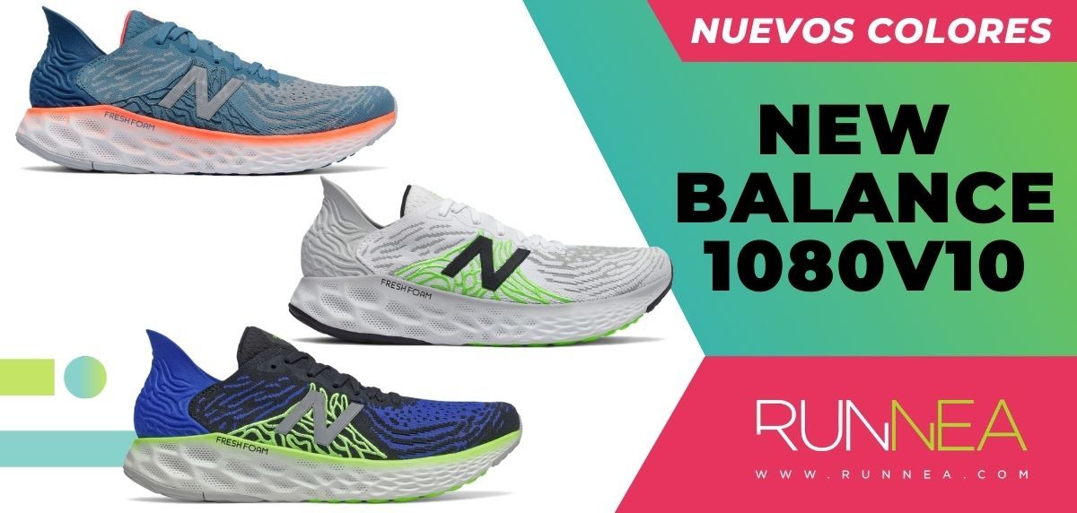 The new colors of the New Balance 1080v10 arrive, which one do you choose?