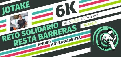 Ander Arteagabeitia RESTA BARRERAS; una carrera virtual solidaria