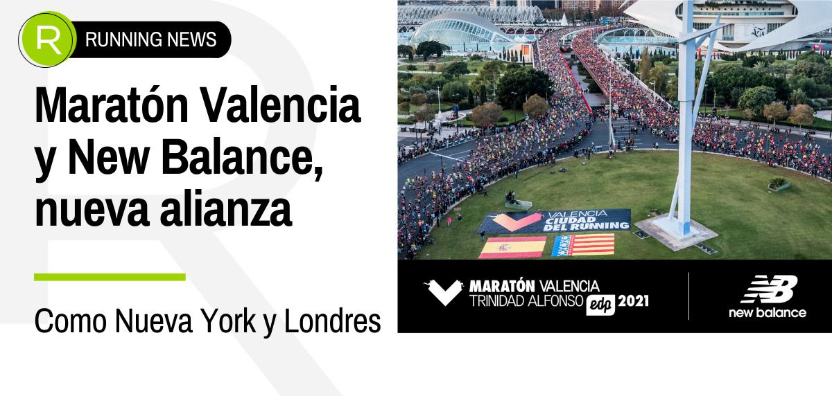 cubo Gaviota Skalk New Balance se convierte en el nuevo patrocinador técnico oficial del  Maratón de Valencia