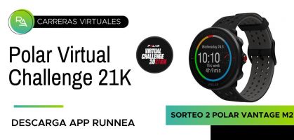 Polar Virtual Challenge 21K: participa gratis y llévate un Polar Vantage M2