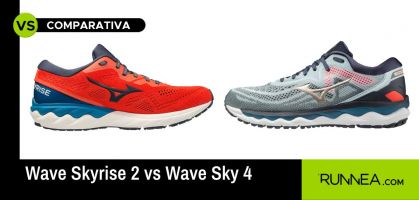 Wave Skyrise 2 vs Wave Sky 4: las 4 diferencias de las zapatillas de Mizuno