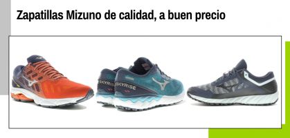 Las 6 zapatillas de Mizuno con mejor relación calidad-precio