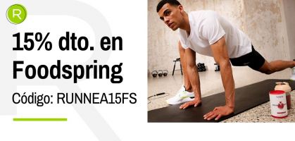 ¡Consigue un 15% de descuento exclusivo en Foodspring!