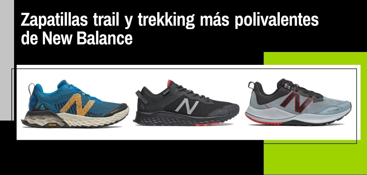 Trail running or trekking? With these running shoes from New Balance you won't have to choose