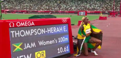 Tokio 2021: Récord Olímpico de Elaine Thompson en los 100 metros lisos femenino y programa de hoy