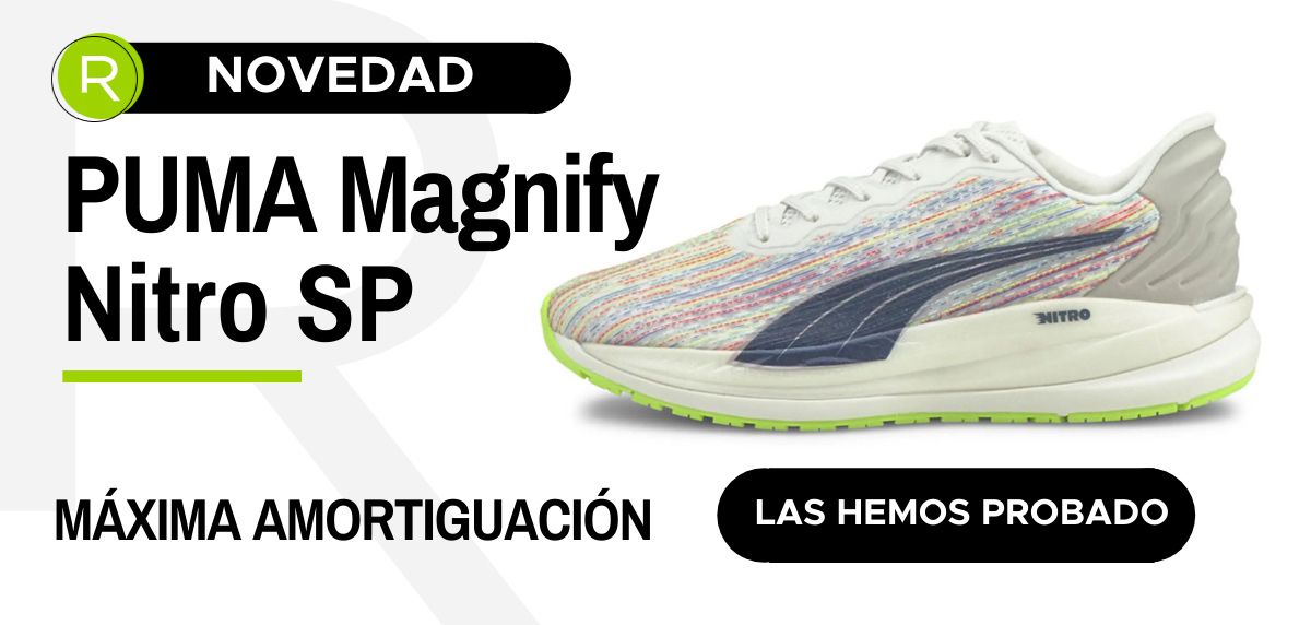 PUMA Magnify Nitro SP, maximum cushioning running shoes for running enjoyment