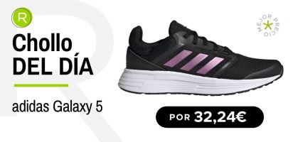 Chollo del día: adidas Galaxy 5 para mujer 32,24€ canjeando el código 3318 al finalizar tu compra