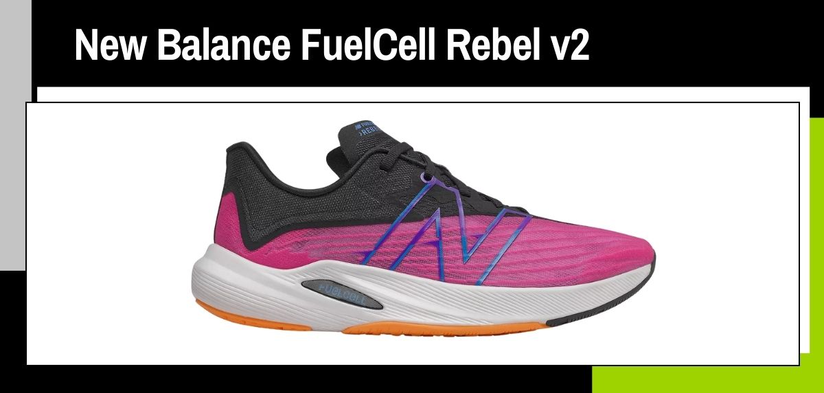 New New Balance 2021 dans les chaussures de running course, New Balance FuelCell Rebel v2