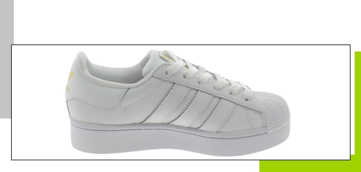 Las 9 zapatillas blancas y con plataforma que arrasan en ventas, adidas Superstar Bold Platform