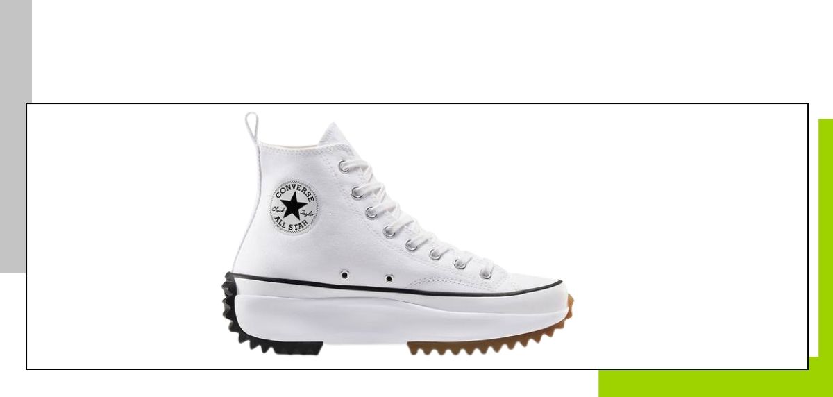 Las 9 zapatillas blancas y con plataforma que arrasan en ventas, Converse Run Star Hike