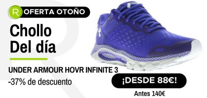 Chollo del día: ¡Under Armour HOVR Infinite 3 desde 88€ con un -37% de descuento!