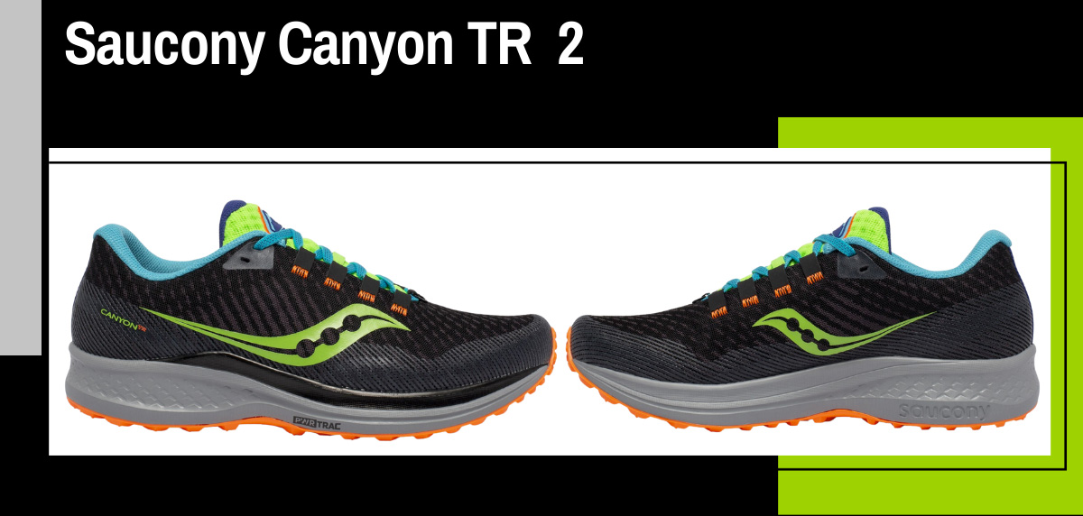 Mejores zapatillas mixtas para combinar trail y asfalto 2021 - Saucony Canyon TR