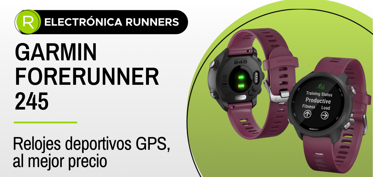 Los mejores pulsómetros y relojes GPS en relación calidad/precio - Garmin Forerunner 245