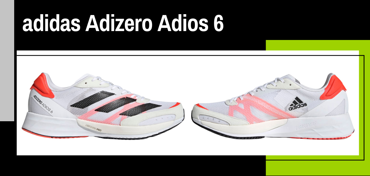 6 zapatillas rápidas más destacadas de adidas: adidas Adizero Adios 6