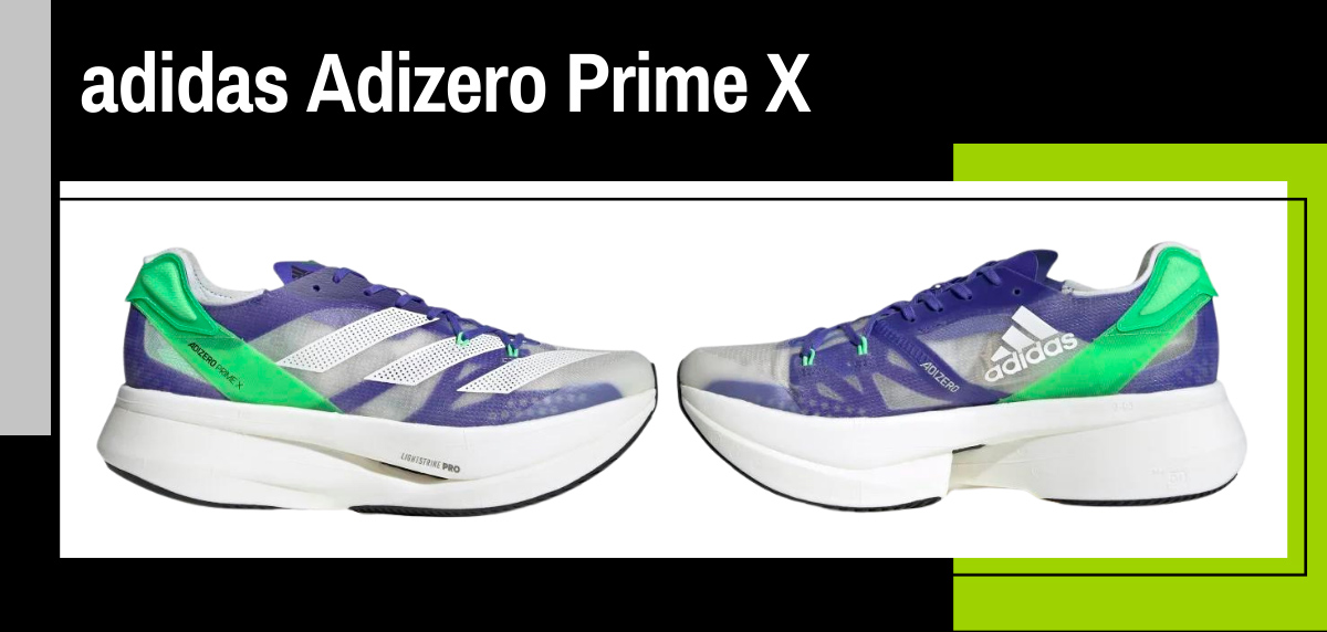 6 zapatillas rápidas más destacadas de adidas: adidas Adizero Prime X