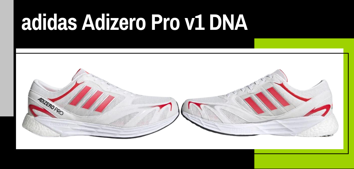 6 zapatillas rápidas más destacadas de adidas: Adizero Pro v1 DNA