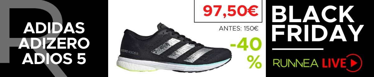 Las mejores ofertas de Black Friday en zapatillas running, adidas Adizero Adios 5