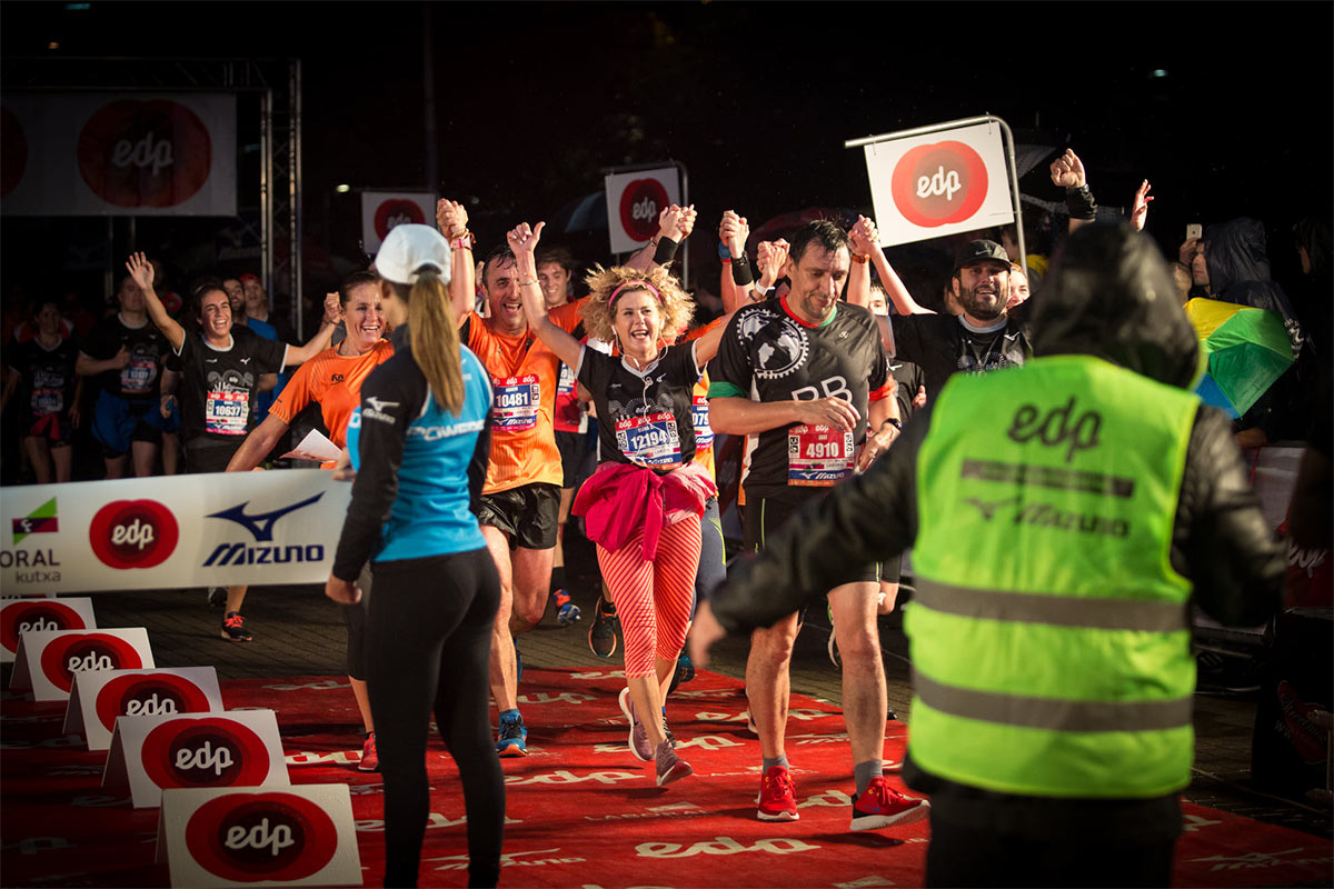 Bilbao Night Marathon 2021, servicios al corredor